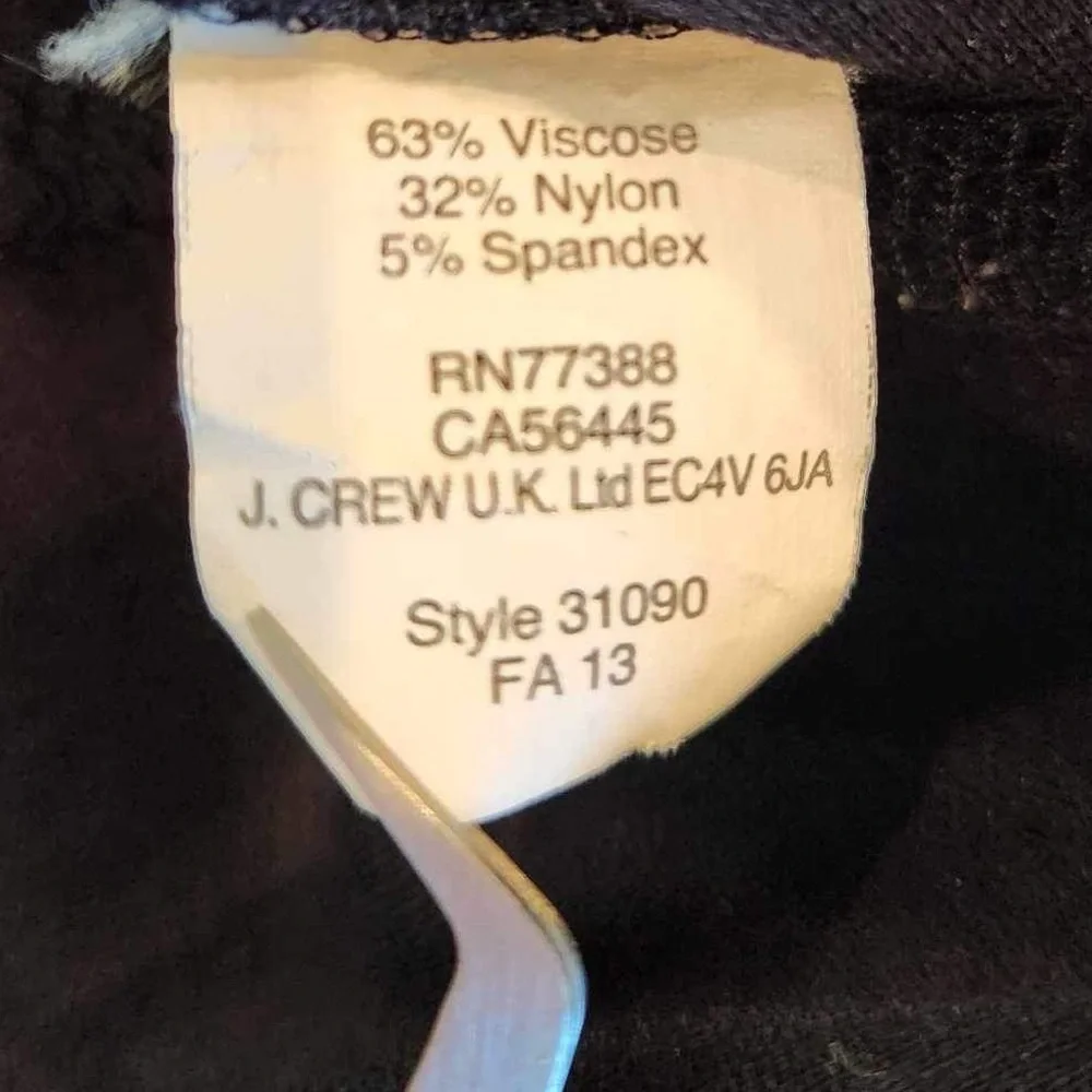 J. Crew Black Any Day Casual Dress Pants Size 4 regular‎